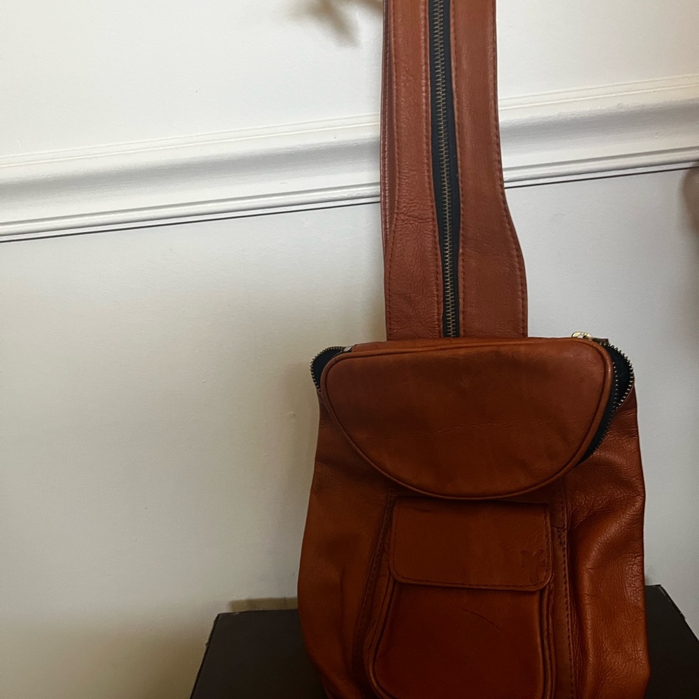 Brown Leather FRYE Bag